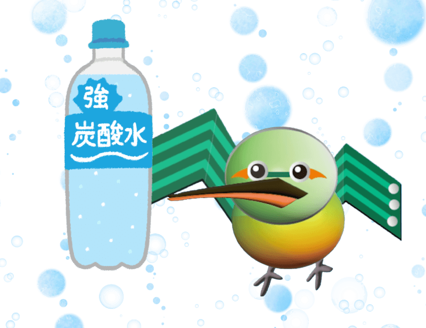 東和サーキット 炭酸水は緊急時の頼もしい味方 炭酸水を持っているとわっぴぃ